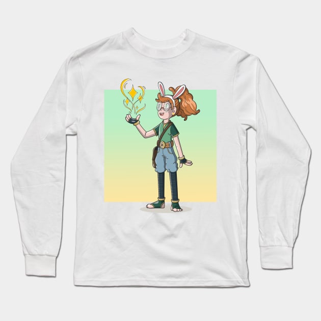 Kid sorceress Long Sleeve T-Shirt by Meeko_Art